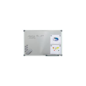 Maul pro Whiteboard 2000, 60x90 cm Komplett-Set silber magnetisch mit Alurahmen und Kunststoffbeschichtung