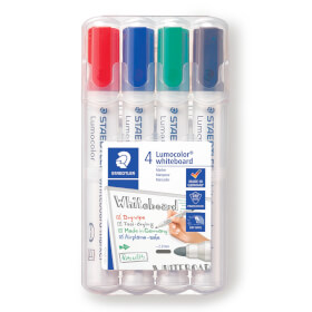 Staedtler Lumocolor Whiteboard 351 Set rückstandsfrei abwischbar von Whiteboards