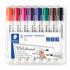 Staedtler Lumocolor Whiteboard 351 Set rückstandsfrei abwischbar von Whiteboards