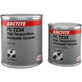 Loctite PC 7234 Verschleißschutz Feinpartikel hitzebeständige Keramik Epoxidbeschichtung zum Schutz vor Abrieb 2K