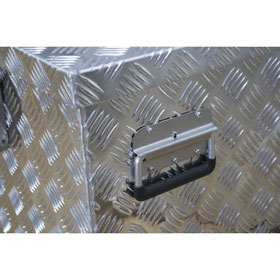 Alutec Riffelblechbox R 250, extra stabile Aluminium-Riffelblechbox mit 3mm Wandstärke