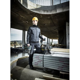 Dickies Workwear Dickies Pro Softshell-Jacke kaufen Reflexelementen grau-schwarz hochwertige Arbeitsjacke mit strapazierfähige und