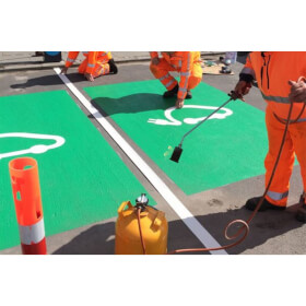 Premark thermoplastische Bodenmarkierung Fußgänger Gehweg, zur Kennzeichnung von Verkehrswegen