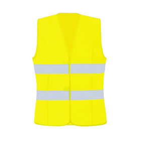 Warnschutzwesten Warnweste Damen Farbe: fluoreszierend gelb