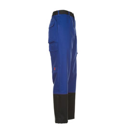 Planam Weld Shield Arbeitshose 5521 blau schwarz antistatische Kleidung mit Schweißerschutz