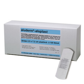 Erste - Hilfe - Nachfüllpacks SÖHNGEN aluderm® - aluplast Pflasterstrips, elastisch, 