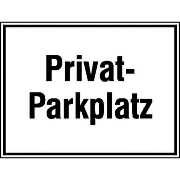 Schild aus Aluminium - Parkplatz für Mitarbeiter - Schilder online kaufen