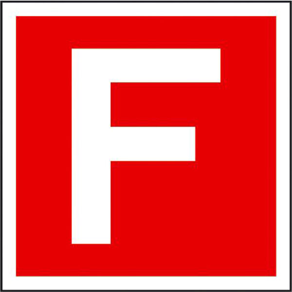 Brandschutzschild F-Schild (Nur in der Schweiz gültig!) direkt beim  Hersteller kaufen
